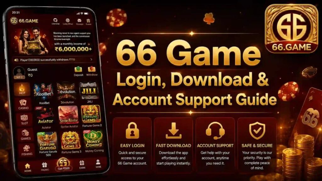 66 Game Withdrawal — Complete UPI and Bank Transfer Guide for 2026