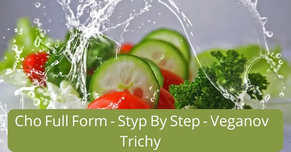 Cho Full Form - Styp By Step - Veganov Trichy