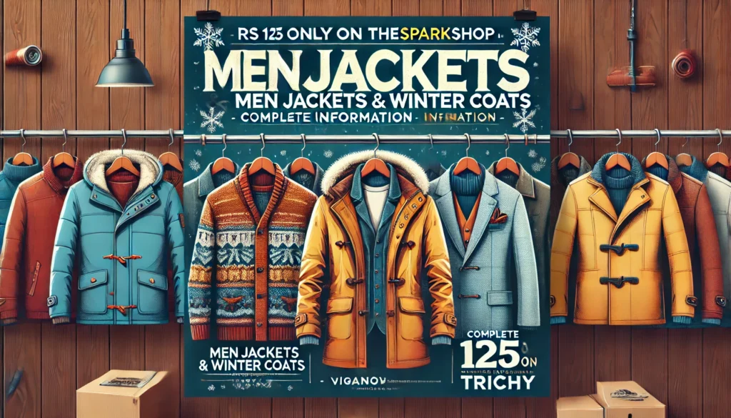 Rs 125 Only On Thesparkshop.in Men Jackets & Winter Coats - Complete Information - Veganov Trichy