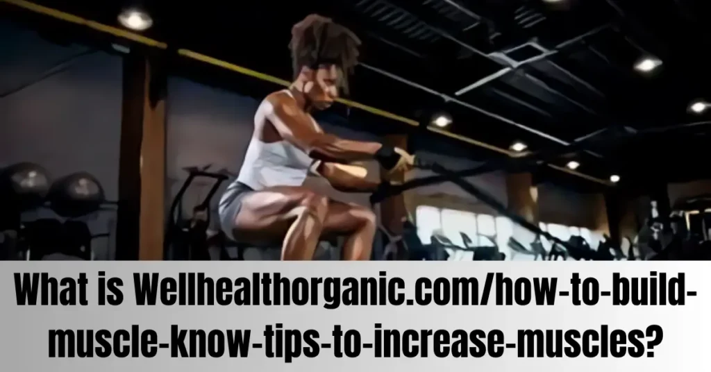 What is Wellhealthorganic.com/how-to-build-muscle-know-tips-to-increase-muscles?