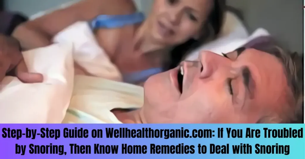 Step-by-Step Guide on Wellhealthorganic.com: If You Are Troubled by Snoring, Then Know Home Remedies to Deal with Snoring