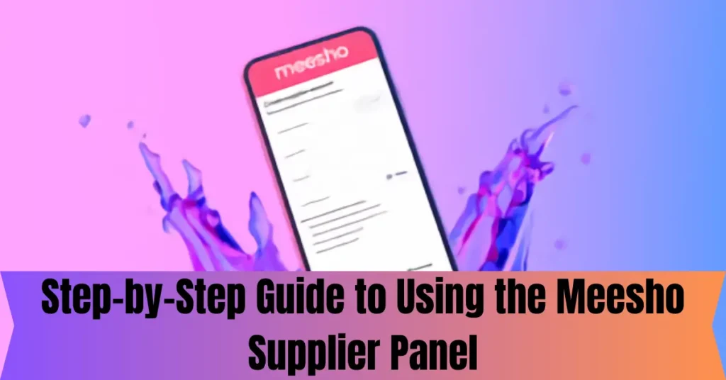 Meesho Supplier Panel