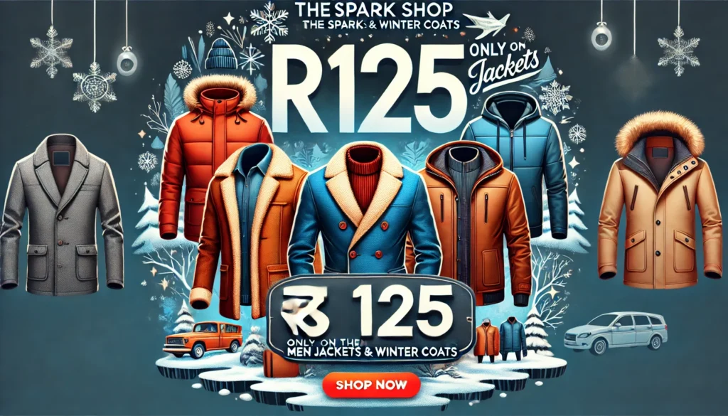 What is Rs 125 Only On Thesparkshop.in Men Jackets & Winter Coats