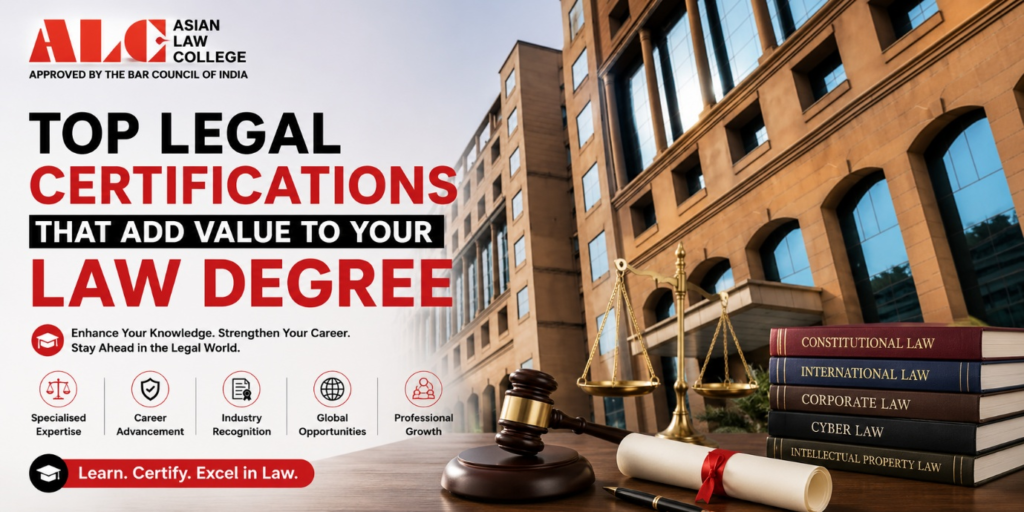top legal certifications at Asian Law College