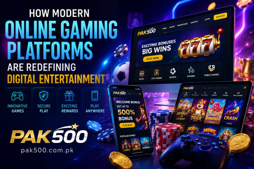 How Modern Online Gaming Platforms Are Redefining Digital Entertainment