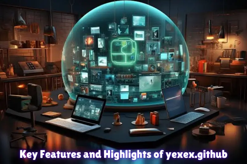 key features and highlights of yexex.github