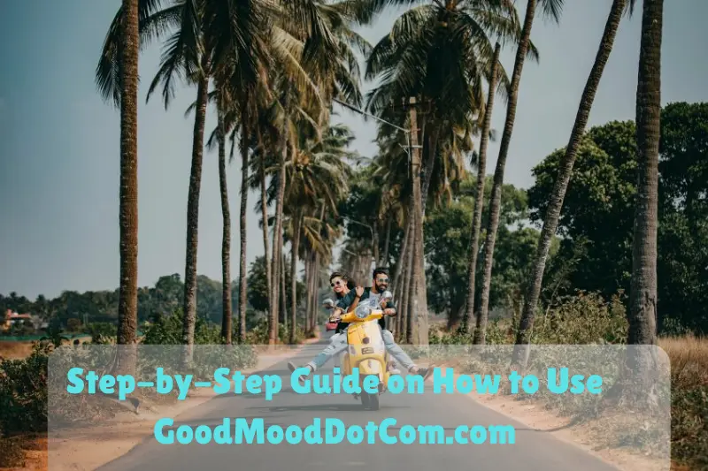 step-by-step guide on how to use goodmooddotcom.com