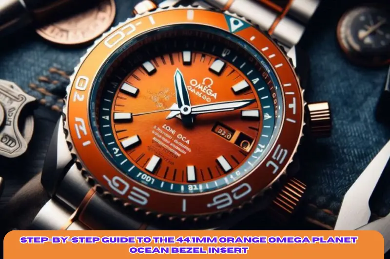 step-by-step guide to the 44.1mm orange omega planet ocean bezel insert