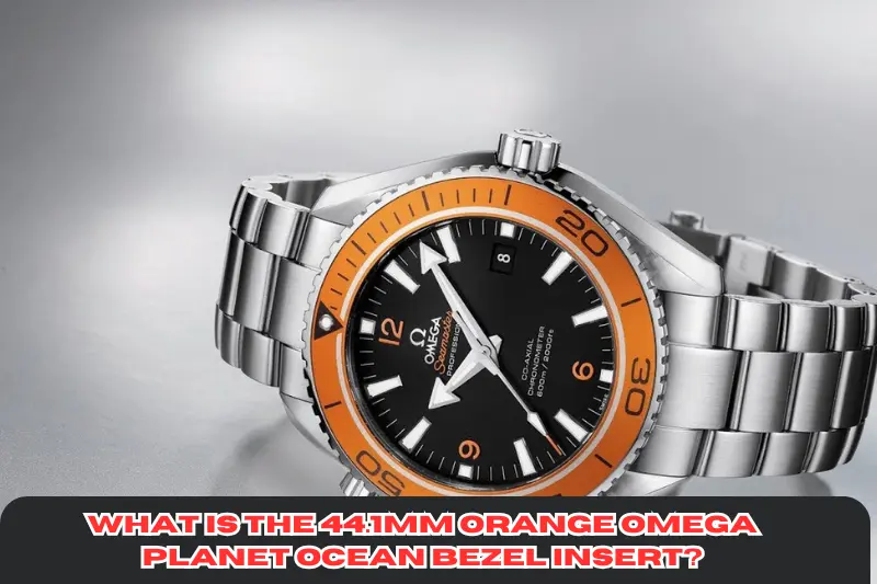 what is the 44.1mm orange omega planet ocean bezel insert